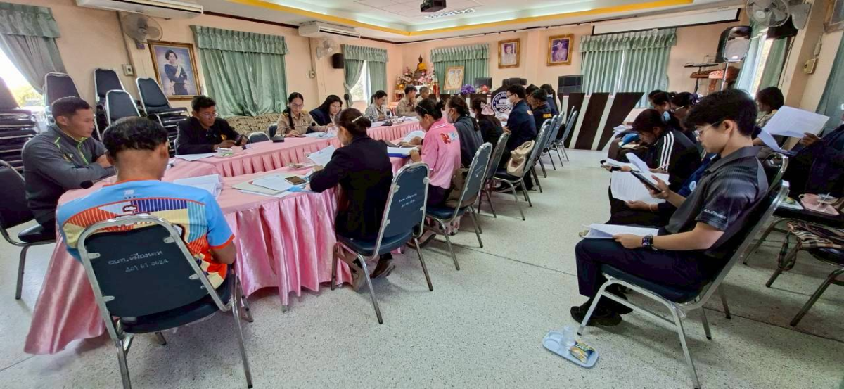 การประชุมคณะกรรมการบริหารกองทุนหลักประกันสุขภาพในระดับท้องถิ่นหรือพื้นที่ อบต.เมืองนาท