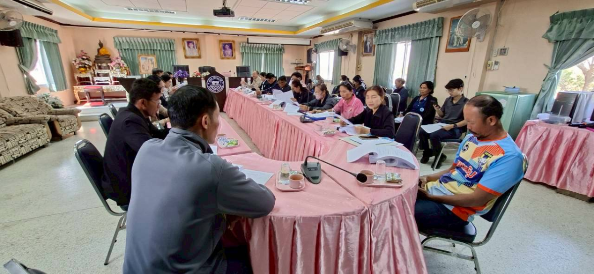การประชุมคณะกรรมการบริหารกองทุนหลักประกันสุขภาพในระดับท้องถิ่นหรือพื้นที่ อบต.เมืองนาท