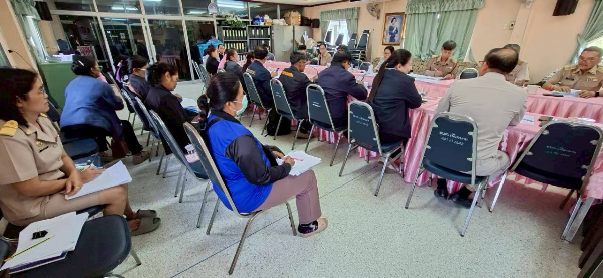 การประชุมคณะกรรมการบริหารกองทุนหลักประกันสุขภาพในระดับท้องถิ่นหรือพื้นที่ อบต.เมืองนาท
