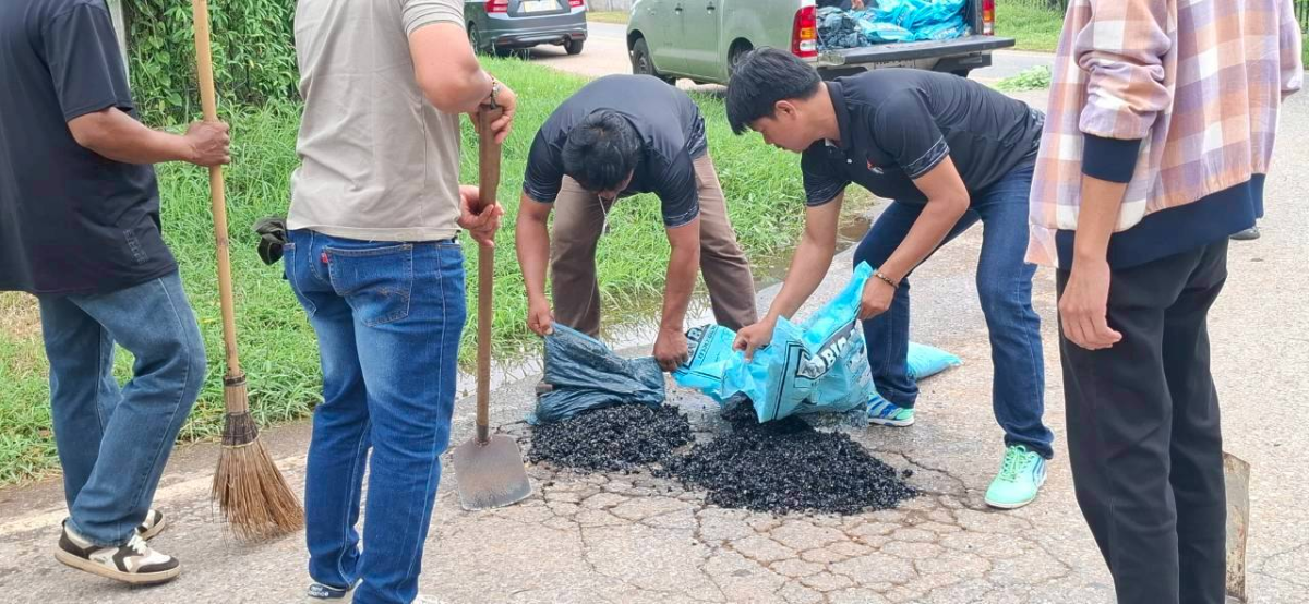 จัดระเบียบท้องถ่ิ่น  1 อปท. 1 ถนนสวย ปลอดภัย